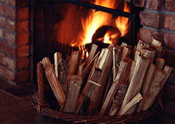 暖炉用の薪